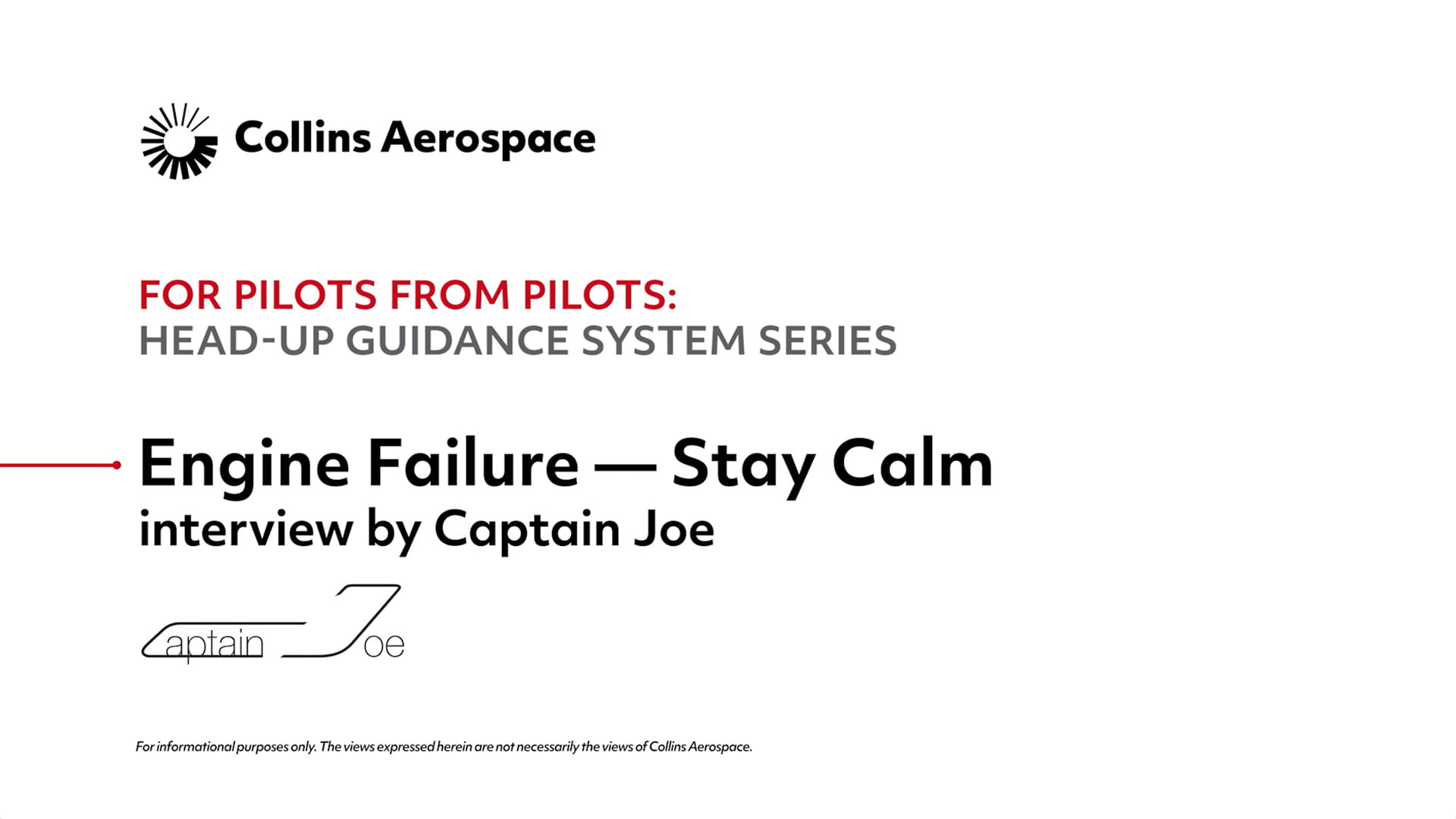 For pilots from pilots: Engine Failure