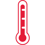 RTX red thermometer icon