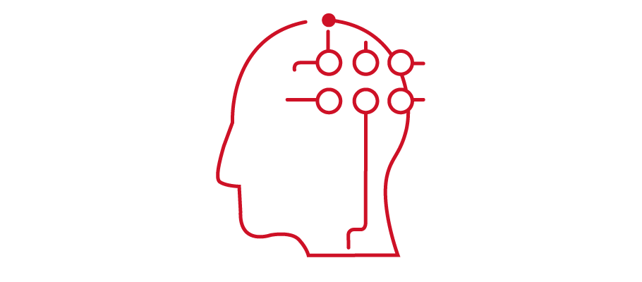Circuit brain RTX red icon