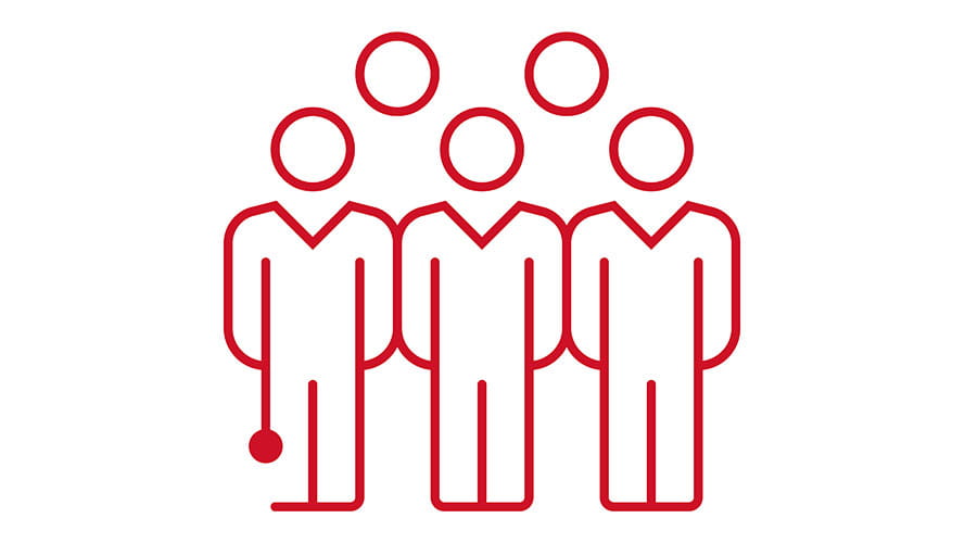 Employees RTX red icon
