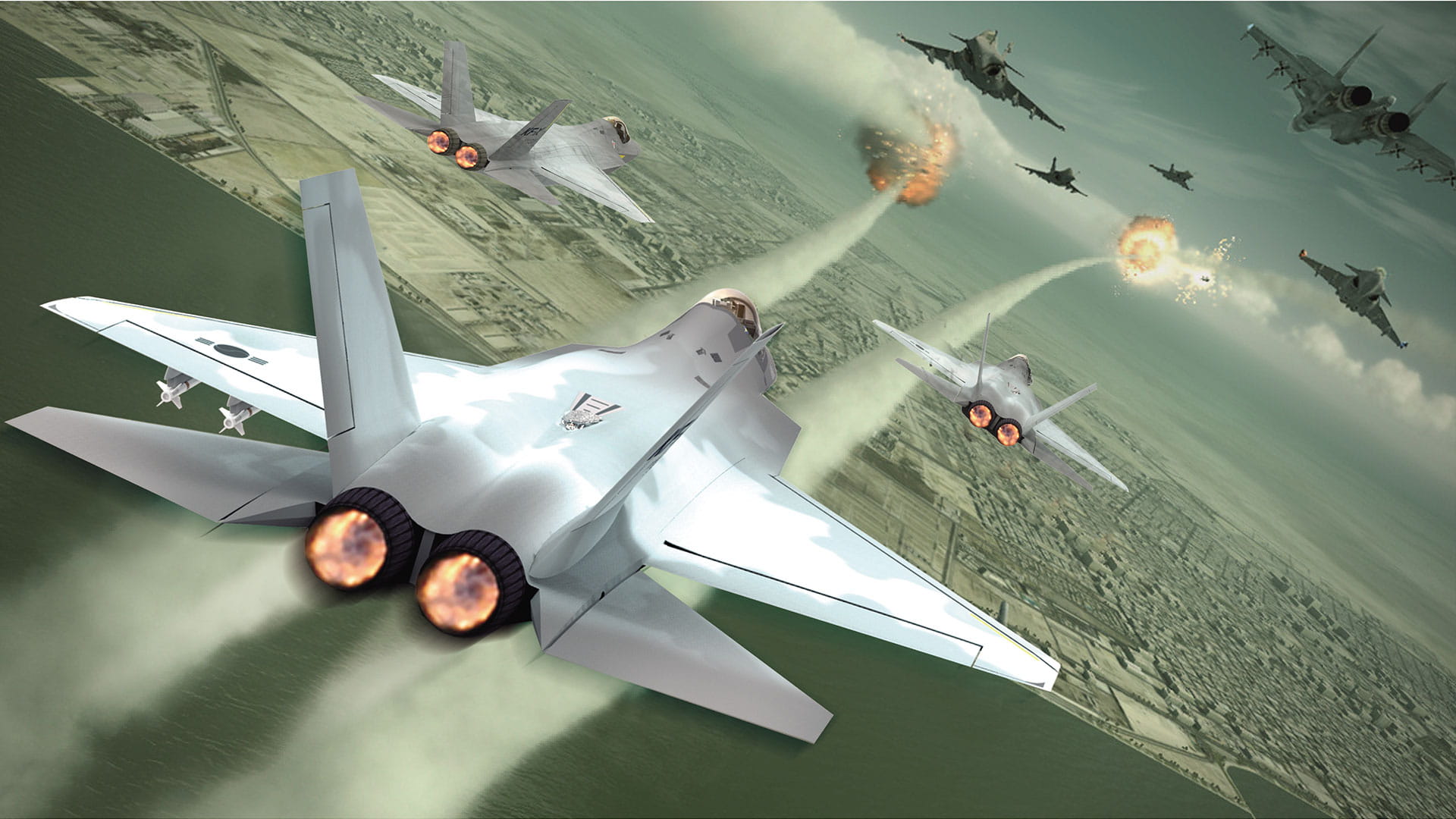Artists rendering fighter jet