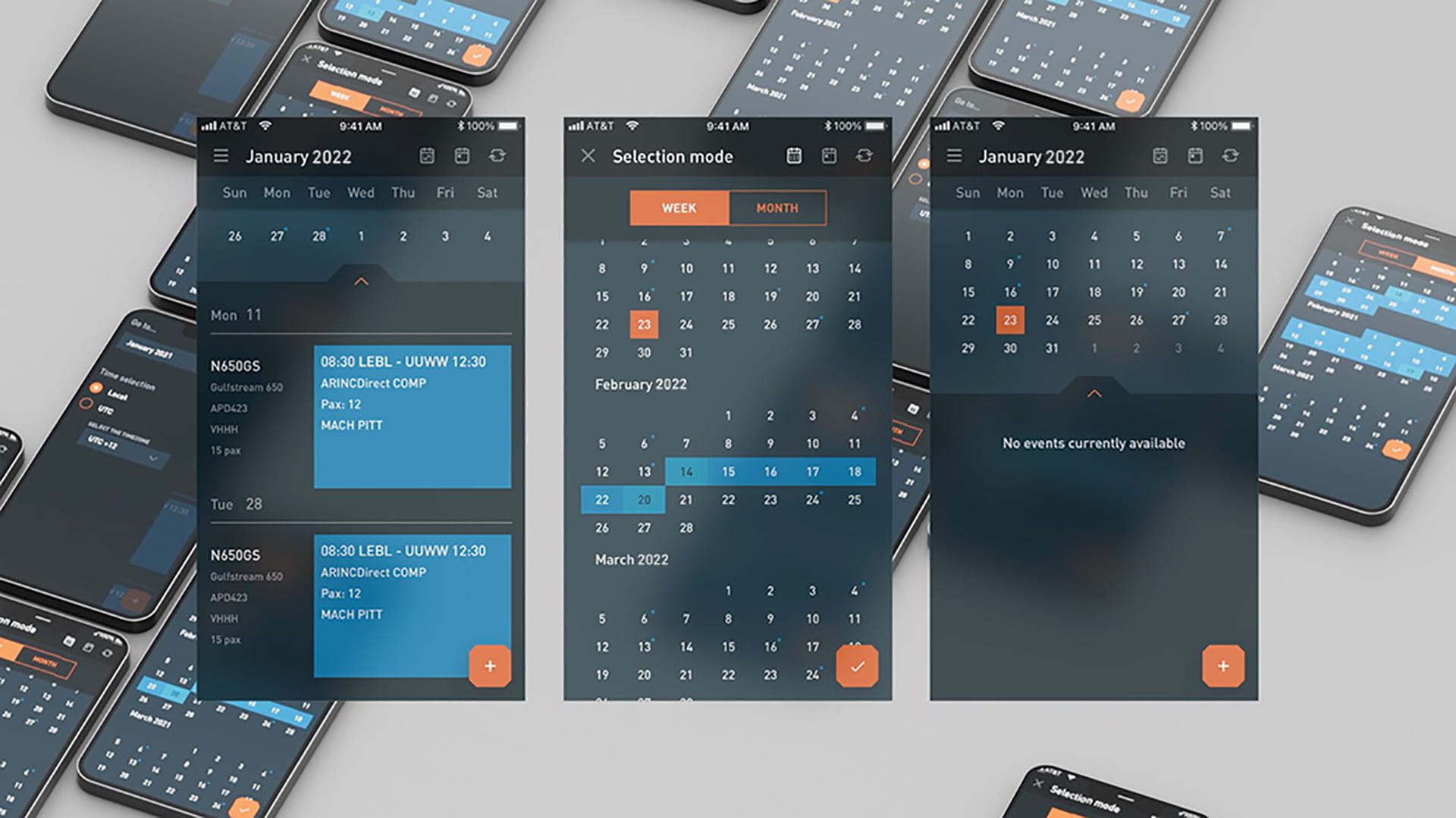 Screenshot Calendar Exchange