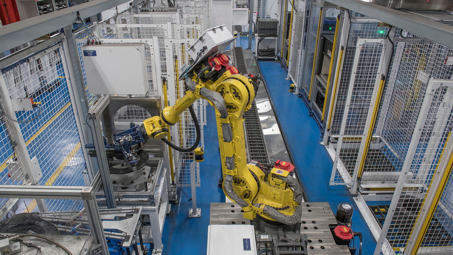 Robotic assembly machine