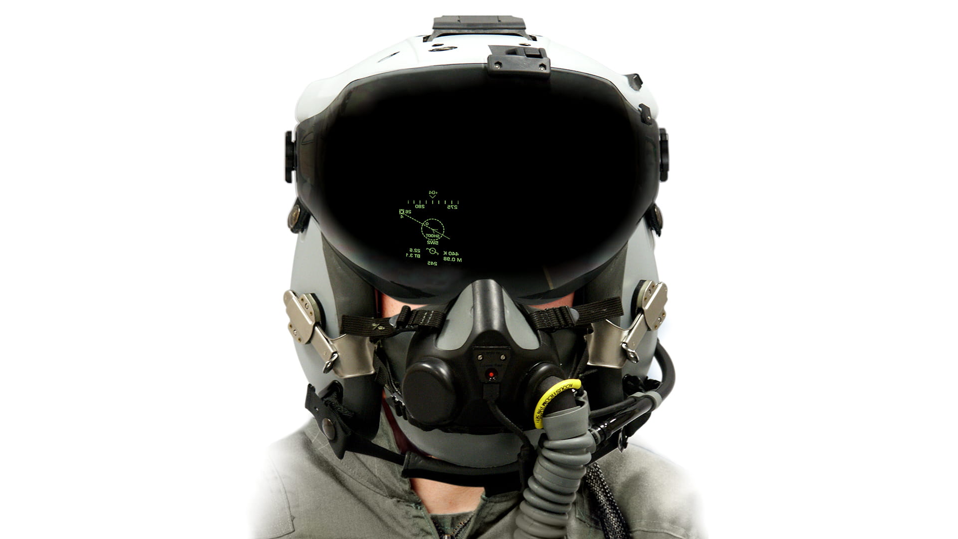 Pilot with mask