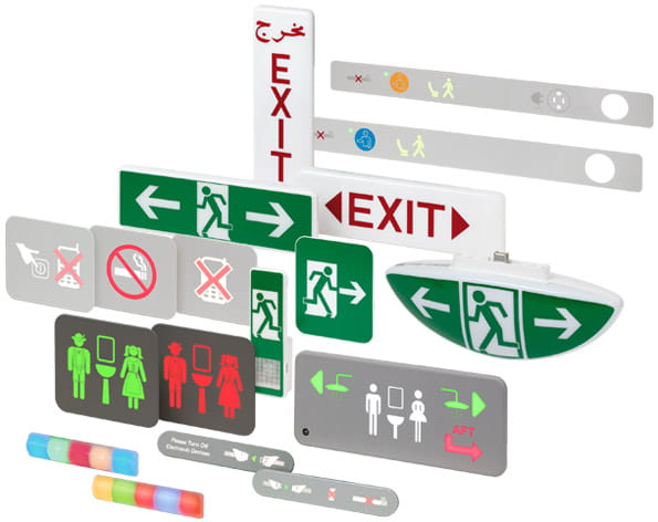 Visual clipart of signage