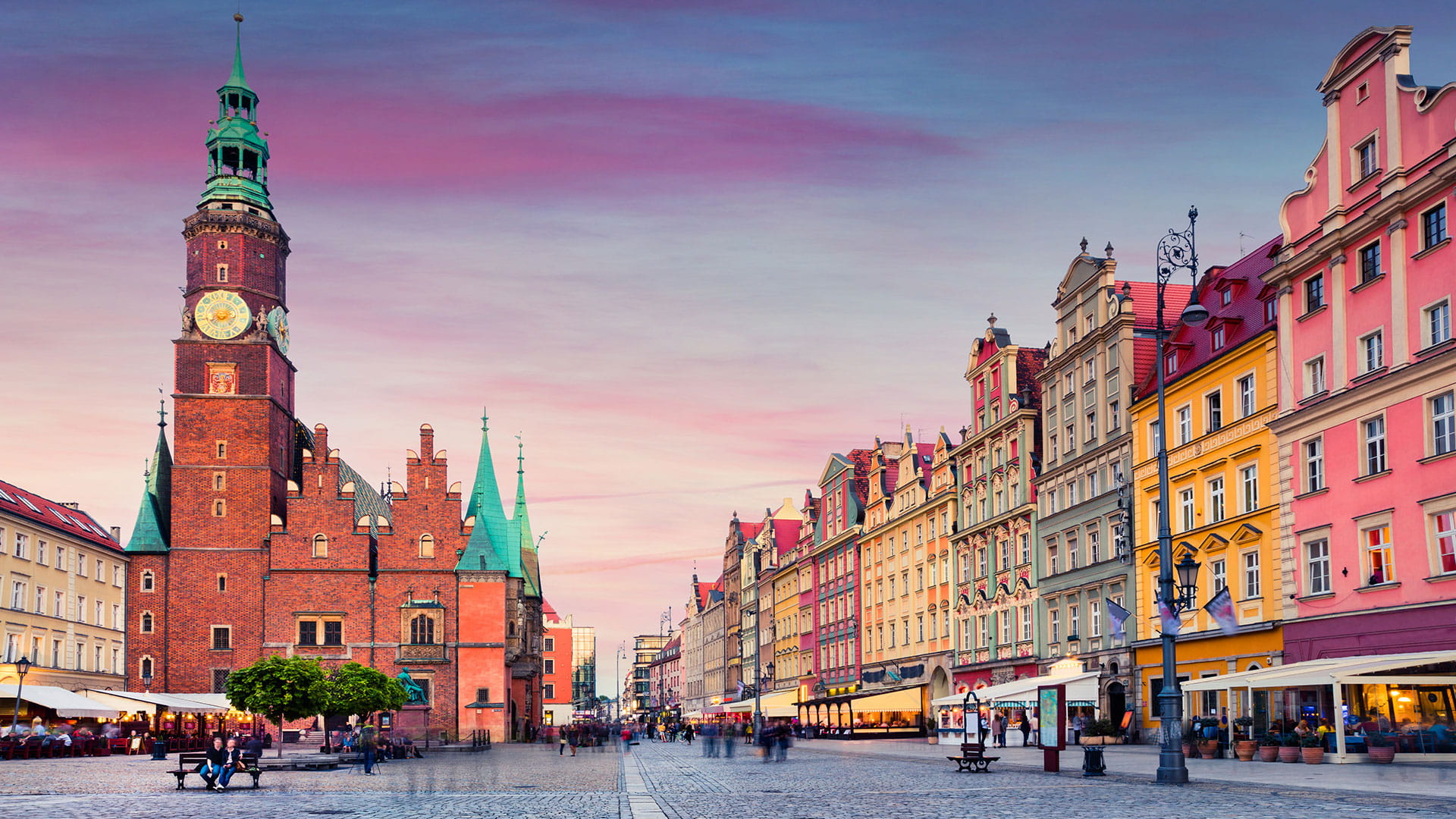 City view in Wroclaw, Poland