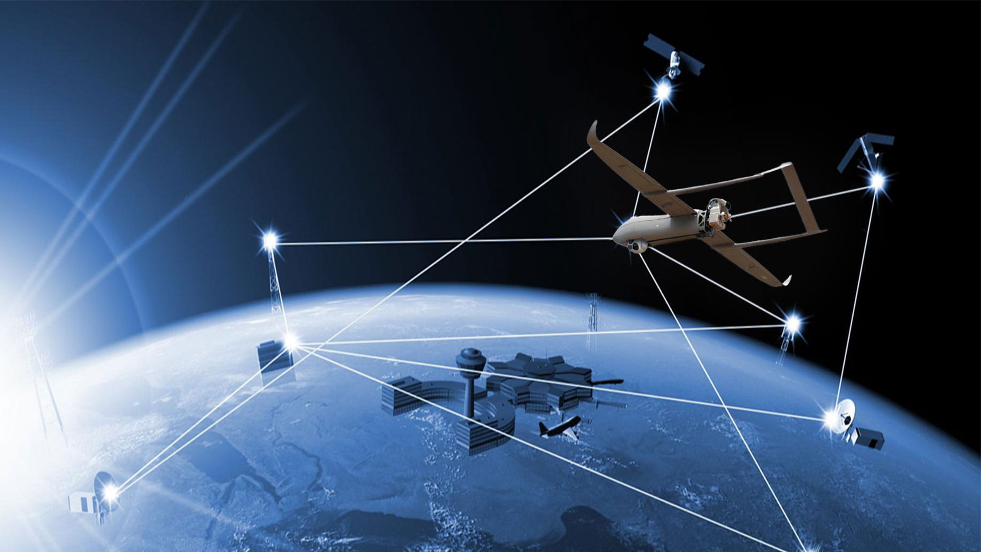 Global network of satellites