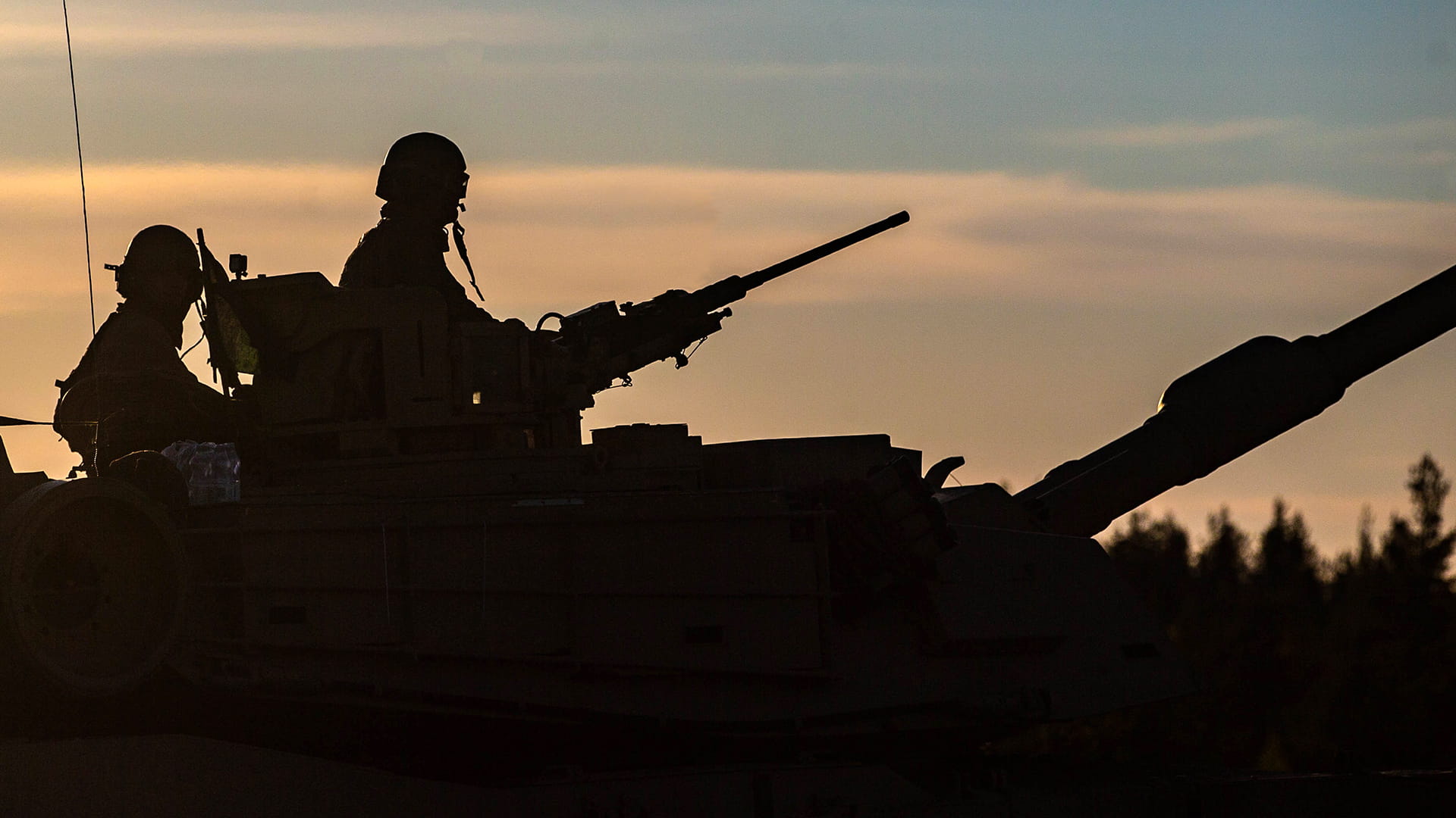 Military soldiers silhouette