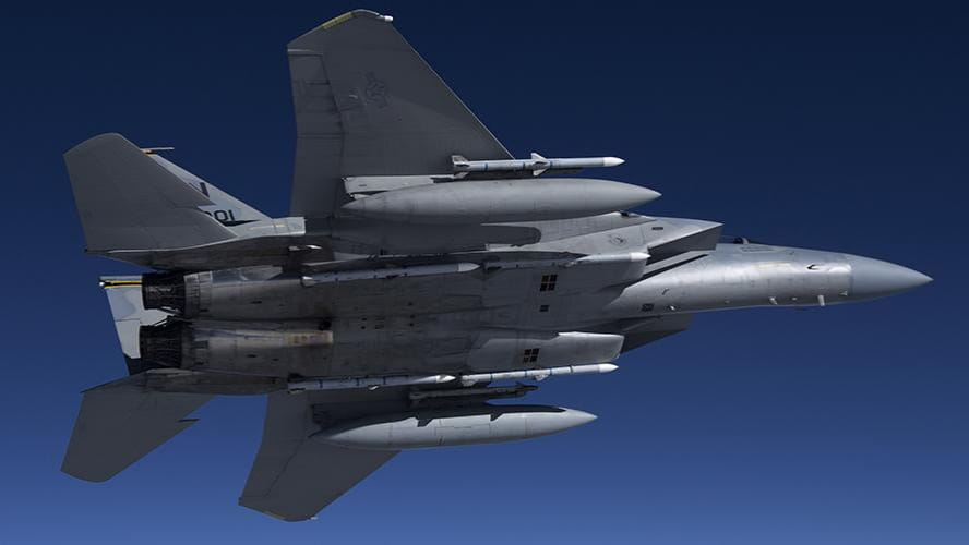 AIM-9X® missile on a fighter jet