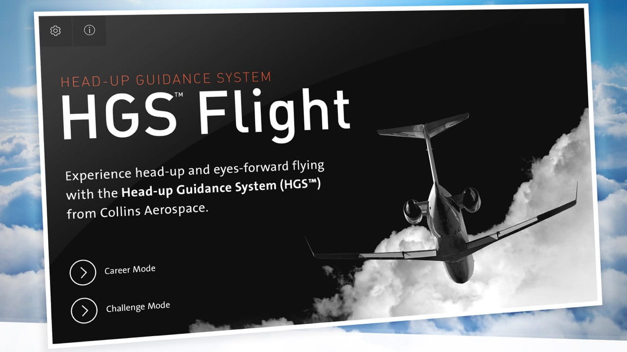Marketing ad of HGS flight