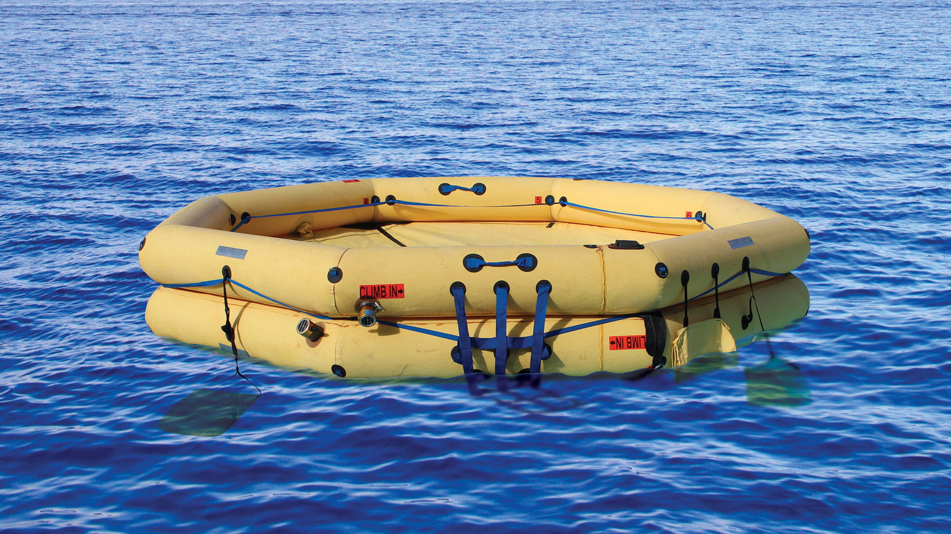 FACOM commercial type 1 life raft