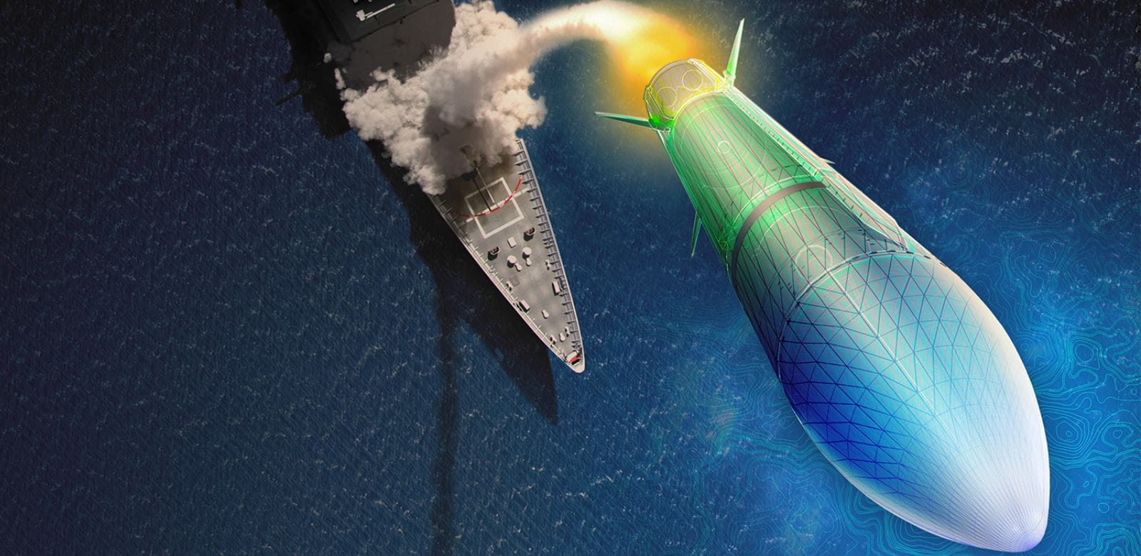Raytheon Missiles & Defense's artistic rendering of a GPI conceptual design.
