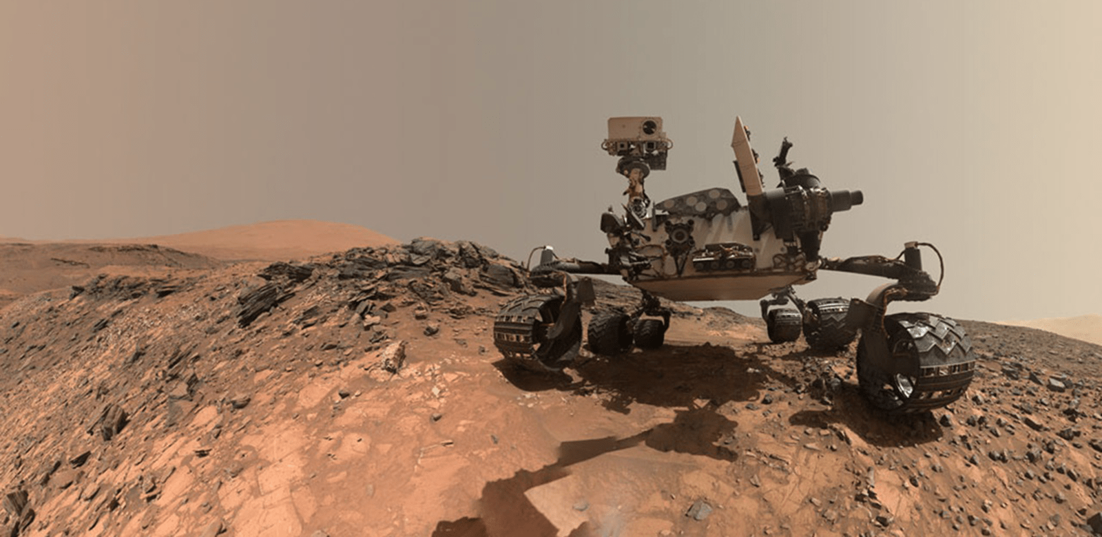 The rover called Perseverance on Mars