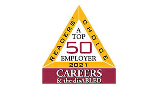 Top 50 Employer - CAREERS & the disABLED Magazine