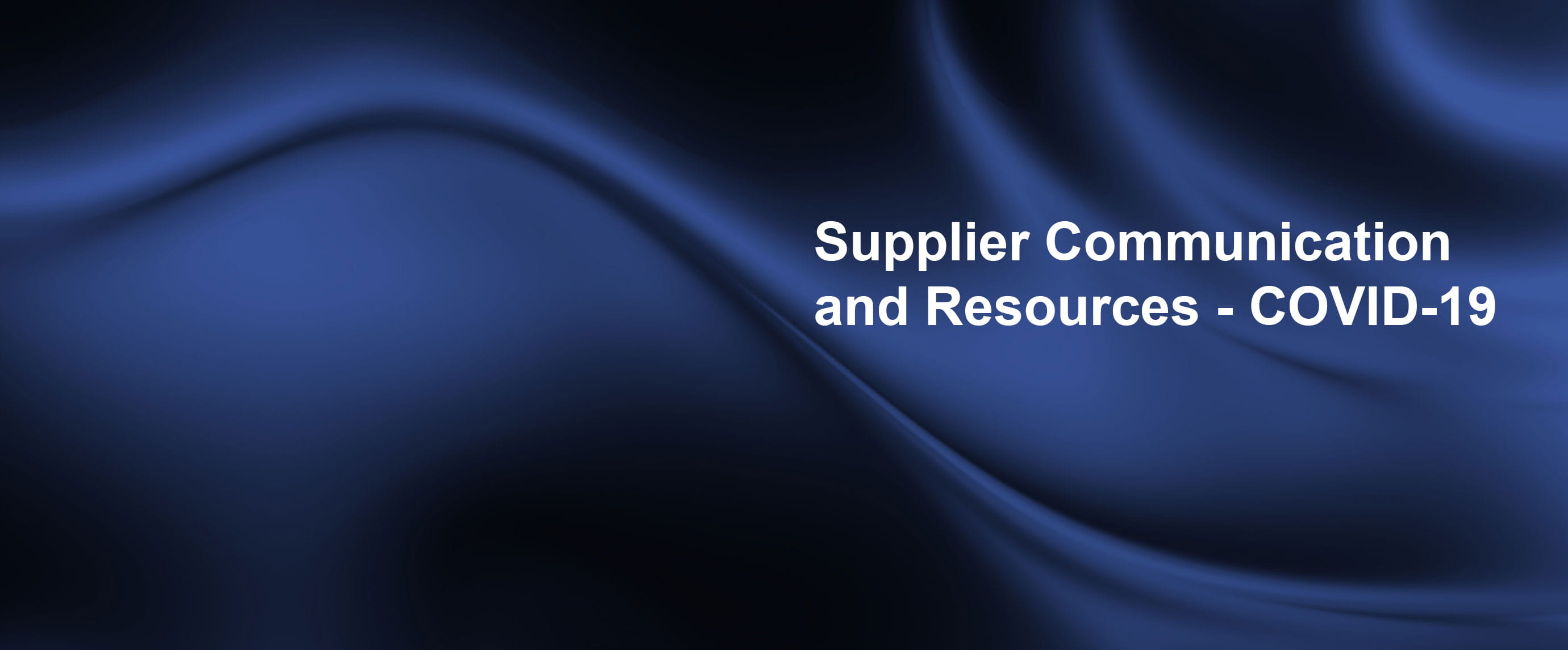 suppliers-covid-response
