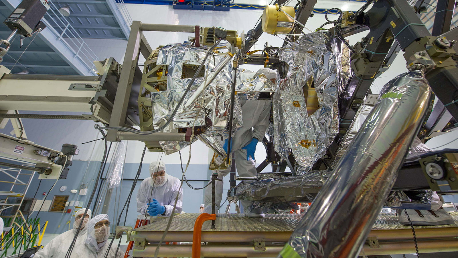 Engineers worked meticulously to implant the James Webb Space Telescope's Mid-Infrared Instrument into the ISIM, or Integrated Science Instrument Module